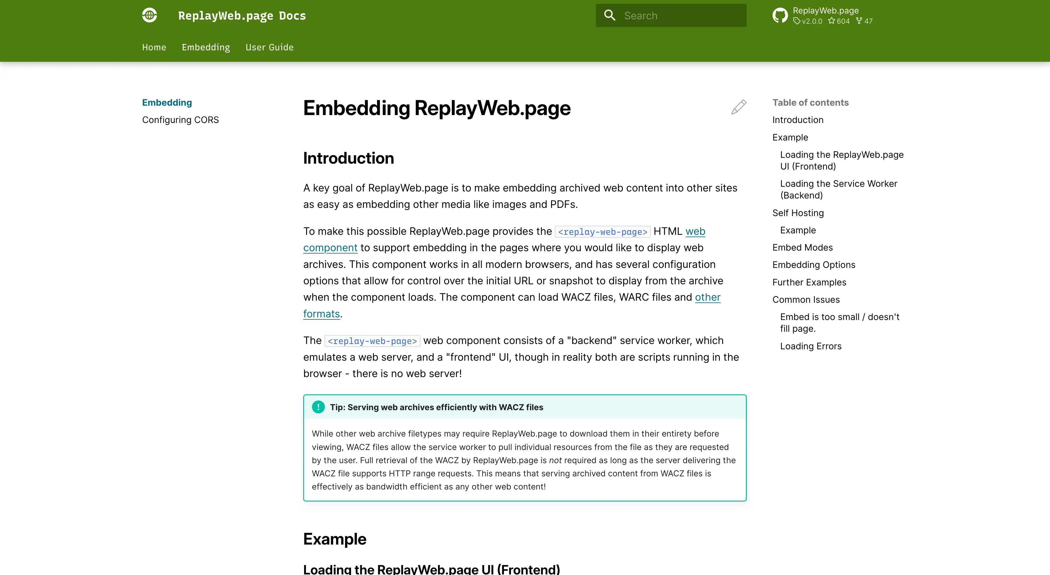 A screenshot of the Browsertrix workflow settings documentation, a long article that lists every setting available to users